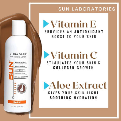 Ultra Dark Self Tanning Lotion 8oz